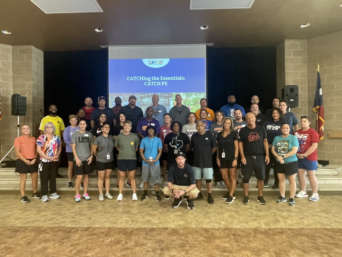 Coach_Power_'s tweet photo. Back to back days of @CATCHhealth training for Elem and middle school T’s in @KilleenISD_ - lots of learning and sharing by great #physed folks! #catchtraining #catchworks https://t.co/J0Iu4PDIiI