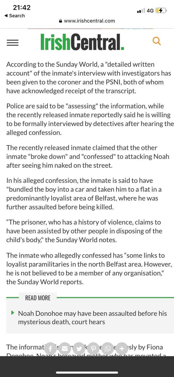 Seanamarie82's tweet photo. @FIONADONOHOE2 Doesn't take a rocket scientist to work all this out just released when this all came to light so why can't the police #JusticeForNoahDonohoe #Week110 #RememberMyNoah #NoahsArmy https://t.co/LS8R1UkHW3