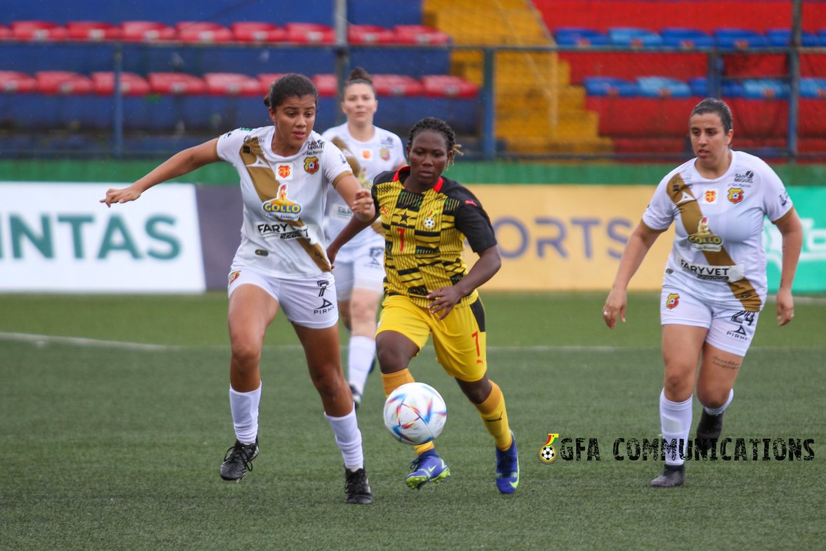 GhanaWNT's tweet photo. 📸 from our match against Club Sport Herediano FF.

C’mmon #BlackPrincesses, #StrongerTogether 💪🏾

#ShineBlackPrincesses✨ #U20WWC
#BringBackTheLove 🥰 https://t.co/NvCCJeBeHS