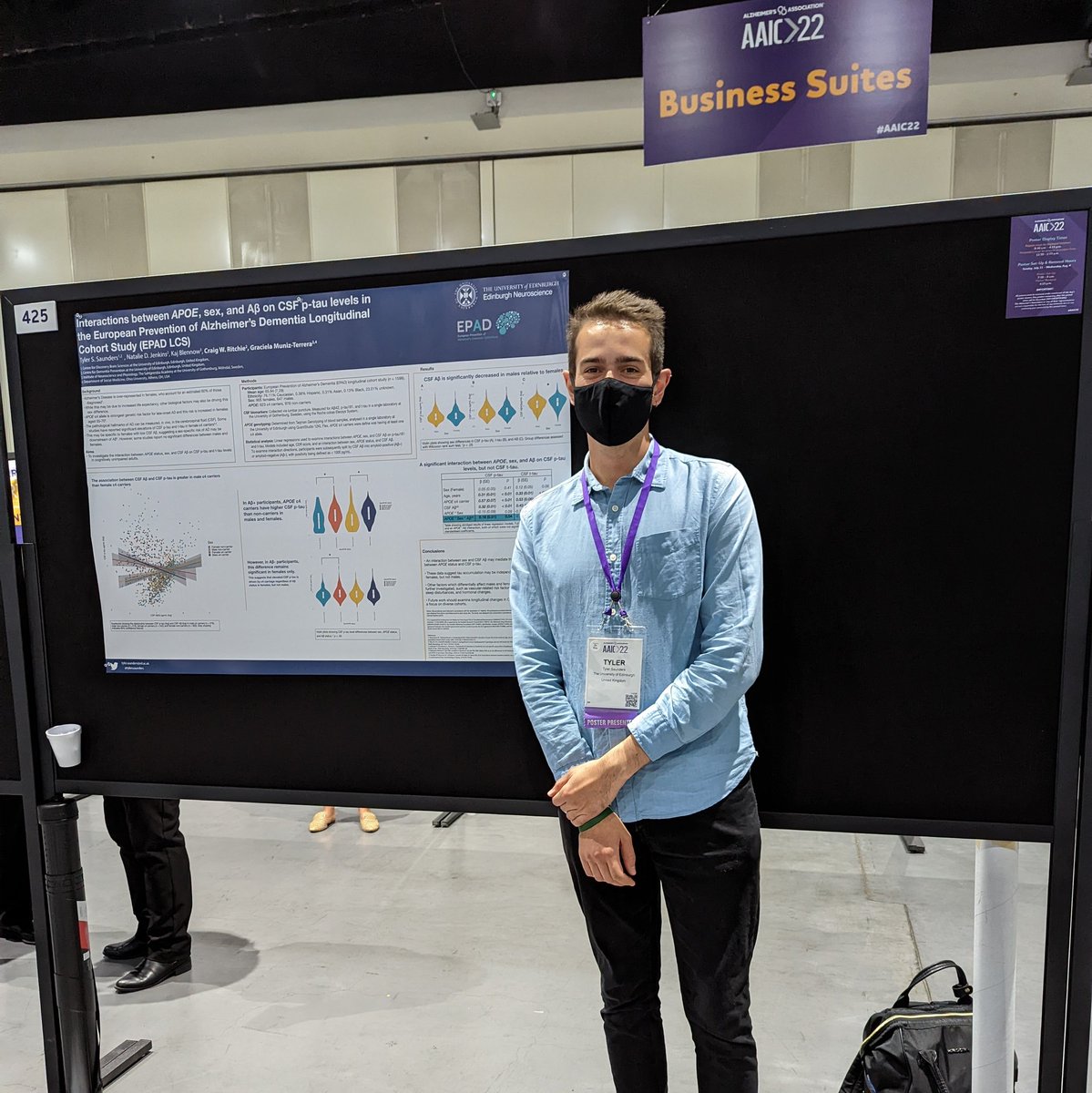 tylerssaunders's tweet photo. One of my favourite conferences I've been to! Great talks, great city, great weather #AAIC2022 https://t.co/bJabz0MT9I