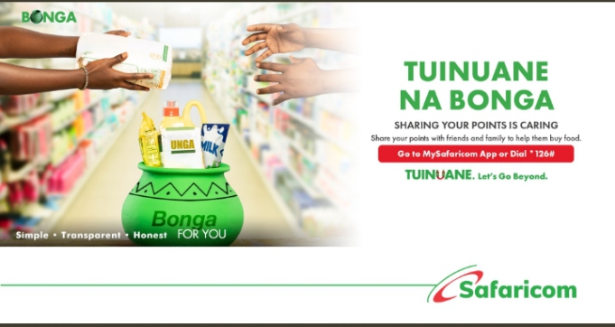 Uplift families and friends by sharing your Bonga Points with them for food shopping. Dial *126# to start sharing. #Tuinuane #BongaForFood @SafaricomPLC @Safaricom_Care @SafaricomFDN