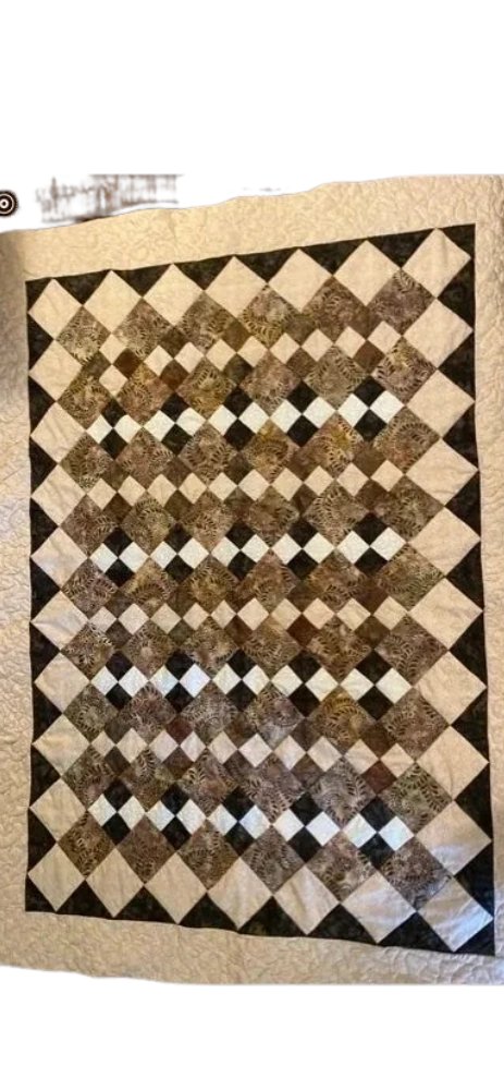SandiBaecker's tweet photo. Beautiful brown &amp; cream handmade lap quilt

#handmade lap quilt, #handmade quilt, #lap quilt, #gift, #gift idea

https://t.co/xwPX5KG9M4 https://t.co/eHbXa0I5hs