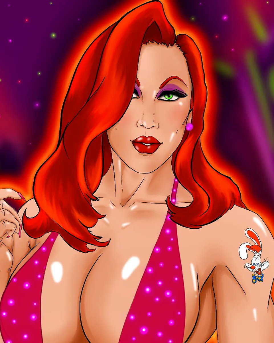 What's Up! Check out my new #jessicarabbit #FanArtFriday piece up now on my art page <a href="/jaksynart/">Jak Syn Art</a> 
Drop me a comment.
Also commissions are open!
#jaksynart #jaksyn 
Drawn on <a href="/Procreate/">Procreate</a> 
#procreateart #femalemuscleart
