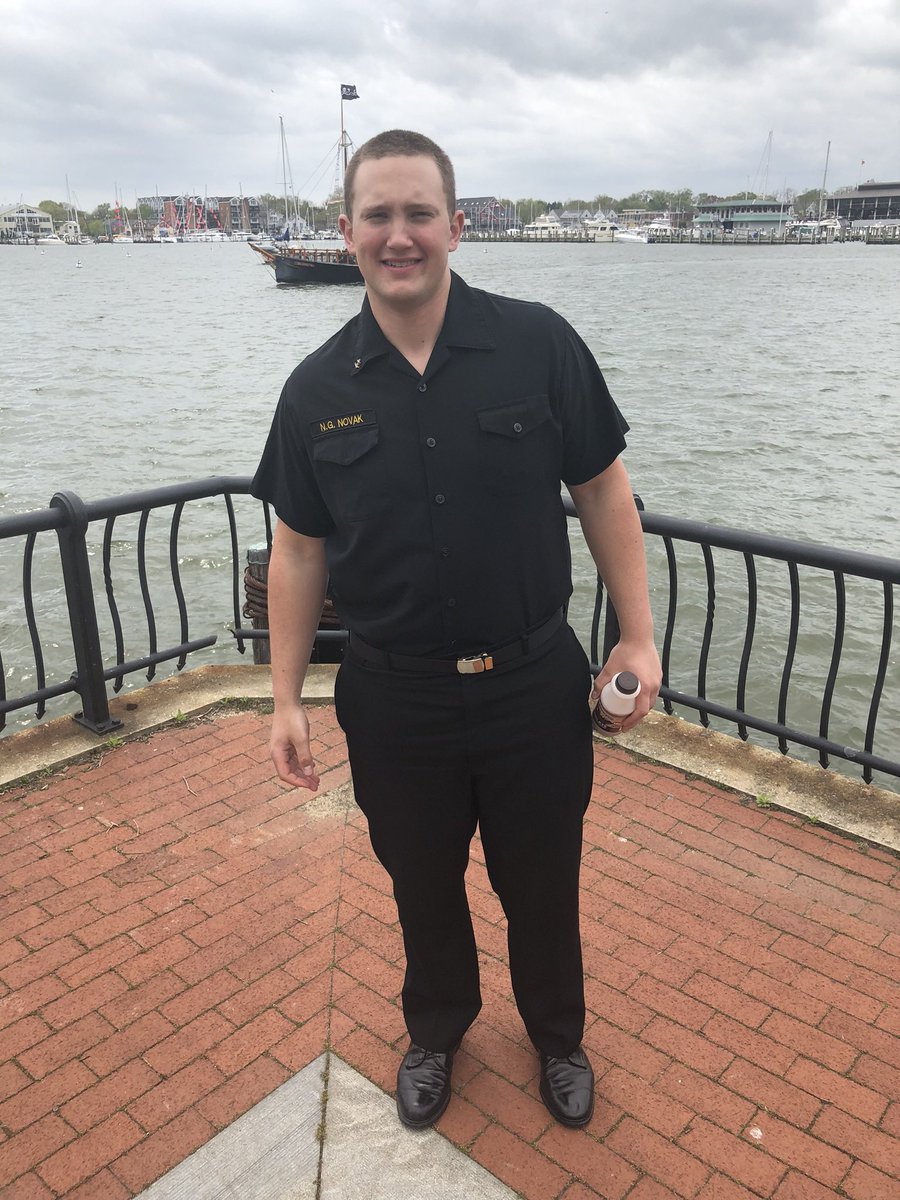 OLHSdinosaurs's tweet photo. @MikeBishopMI That young man you nominated for the USNA in 2017.  Graduated in 2021. Is now getting ready for his first deployment aboard the USS Leyte Gulf!  Thank you for believing in him!  Freedom is never free! https://t.co/muBA7oKowZ
