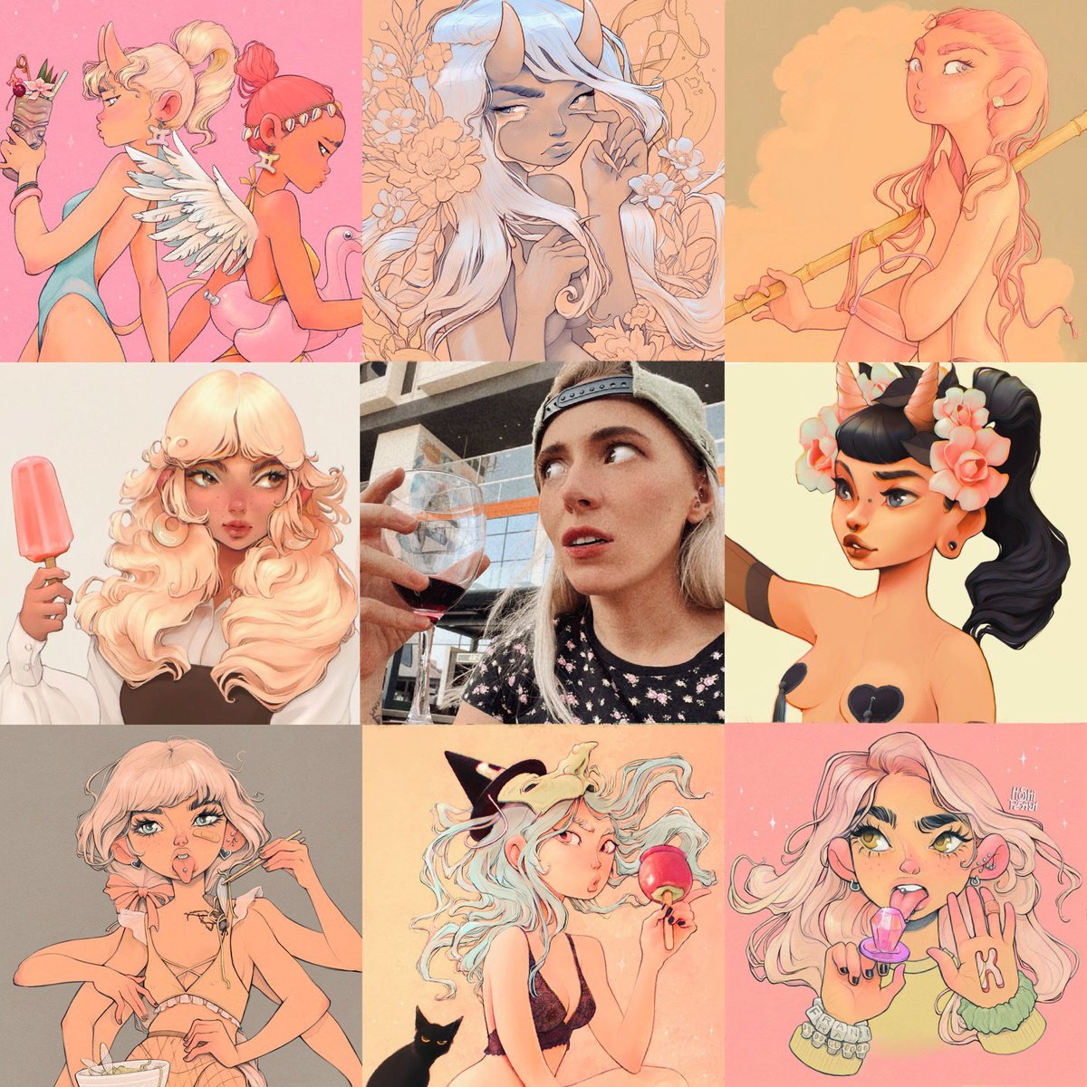 This is the photo I used to introduce myself as the new girl in NFT Twitter back in Feb. So much has happened since then! ILY all so much 😭❤️ #NFTCommunity #NFTartist