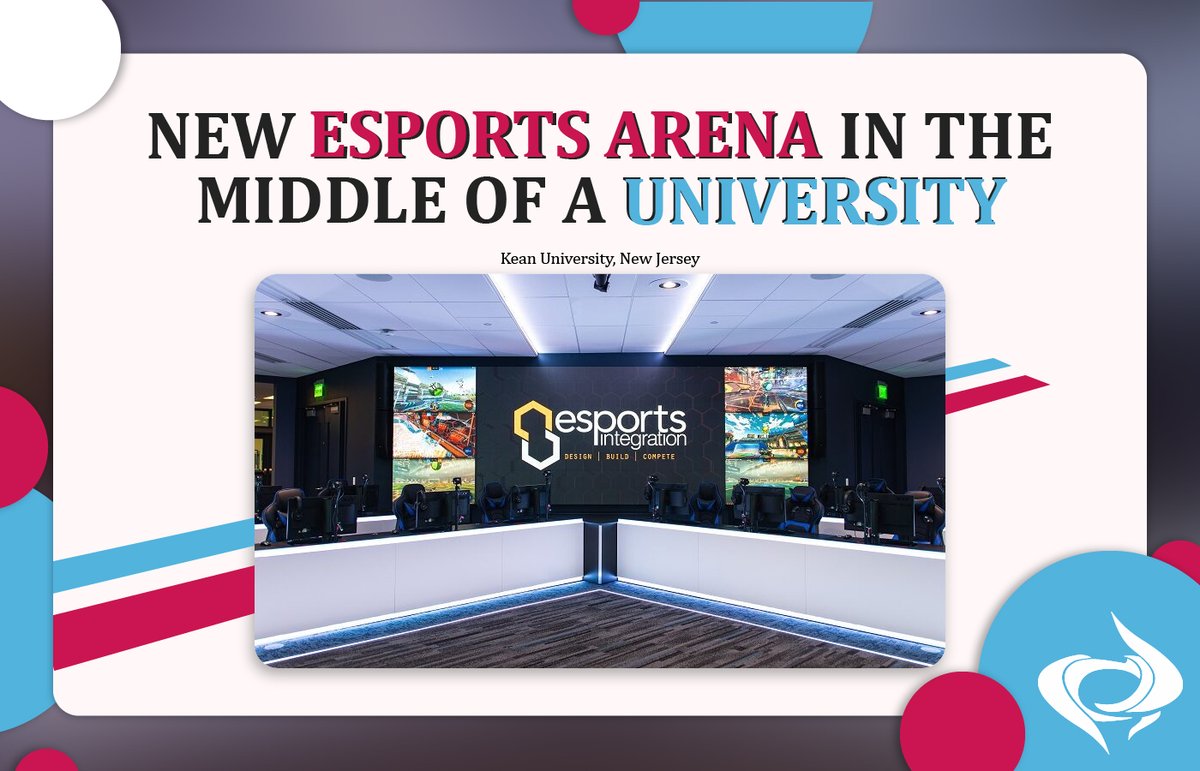 📢Another #university built an #esports arena for its students.

Kean University, New Jersey, decided to collaborate with ALV Esports Integration in order to build a fully accessible esports arena in the heart of its campus.
Build yours with us: stakrn-innovation.com 

#STAKRN