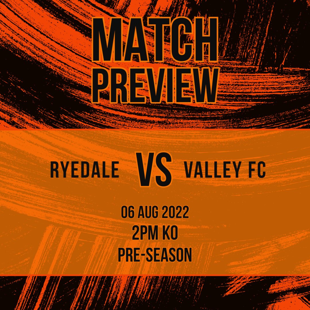 We’re 𝙗𝙖𝙘𝙠! Kicking off pre-season with a trip to Ryedale tomorrow ⚽️

🏟 Ryedale Sports Club 
🗓 Sat 6th August
⏰ 2pm Kick-off

#AVAW 🌶