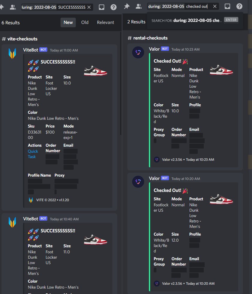 ran out of profiles or i wouldve kept going! <a href="/ViteBots/">Vite</a> <a href="/ValorAIO/">Valor</a> <a href="/LiveProxies/">Live Proxies</a> <a href="/X_Proxies_/">X Proxies</a>