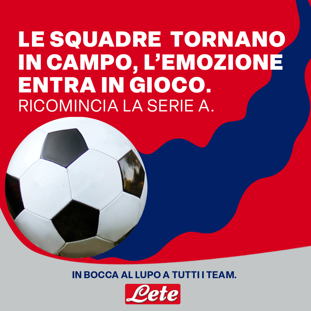 I giocatori sono pronti a tornare in campo per regalarci un Campionato effervescente. Comincia la Serie A!

#acqualete #acquadellosport #acquaperglisportivi