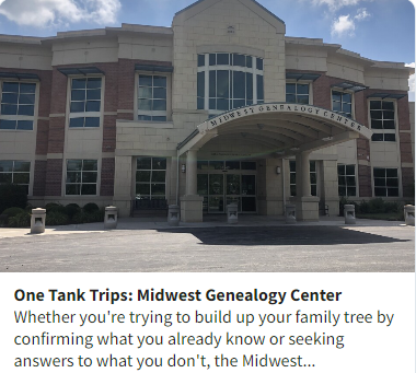 MGCgenealogy's tweet photo. Well... the segment about #MGC aired on #KSHB EARLY this morning is available to see online for you folks that missed it or who live out of the KC viewing area. Would love it if you would SHARE far & wide! Come & see us! https://t.co/I40lMLFiZU #genealogy https://t.co/3wpa6ELcI2