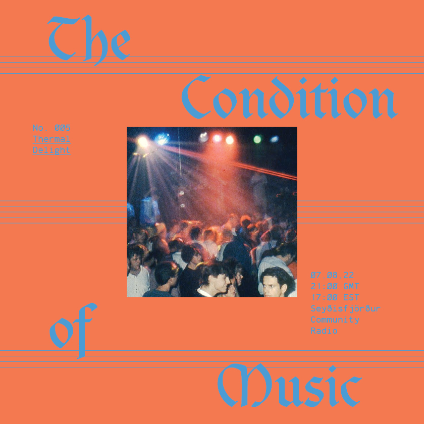 benjamin_duvall's tweet photo. this sunday, back on seyðisfjörður community radio with the condition of music no. 005: thermal delight. 5pm est.
https://t.co/bjSmSubVEe https://t.co/mjuihNeT24