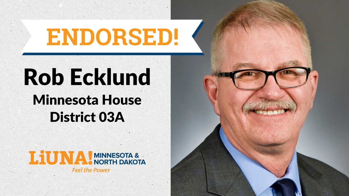 LIUNAMinnesota's tweet image. #LIUNA is proud to endorse dozens of #ProInfrastructure #MNHouse candidates. We need leaders who are serious about inv. in safe roads + bridges, statewide transit, clean drinking water and a clean energy future that will also create family-sustaining jobs in every corner of MN.