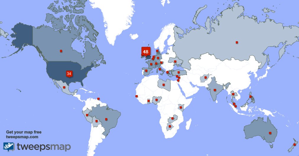 Special thank you to my 1 new followers from USA last week. tweepsmap.com/!FatherDJGordon
