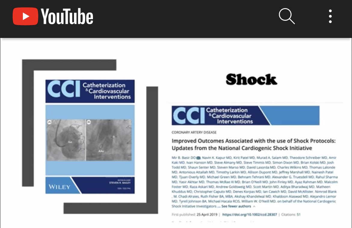 mirvatalasnag's tweet photo. Enjoy my interview w #JamesGoldstein

State of art paper on vulnerable plaque @jgranadacrf @ron_waksman @GreggWStone

@SCAI document on occupational hazards @Drroxmehran @kimskeldingmd

National shock initiative @Babar_Basir @AntoniousAttall @agtruesdell

https://t.co/xHsr6Yie9Z https://t.co/pSpDzbGSqt