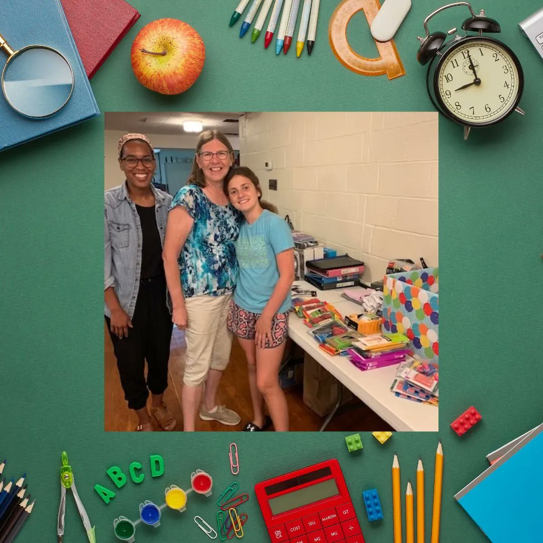 TheCityMission's tweet photo. Thank you Little Church for delivering six filled backpacks along with an overflow of school supplies, new socks and t-shirts! Join them by donating vital back to school items for our children on August 9 and 10th from 4-6pm at Laura's Home.  https://t.co/RWXCLYjKha https://t.co/9kppAZJbwL
