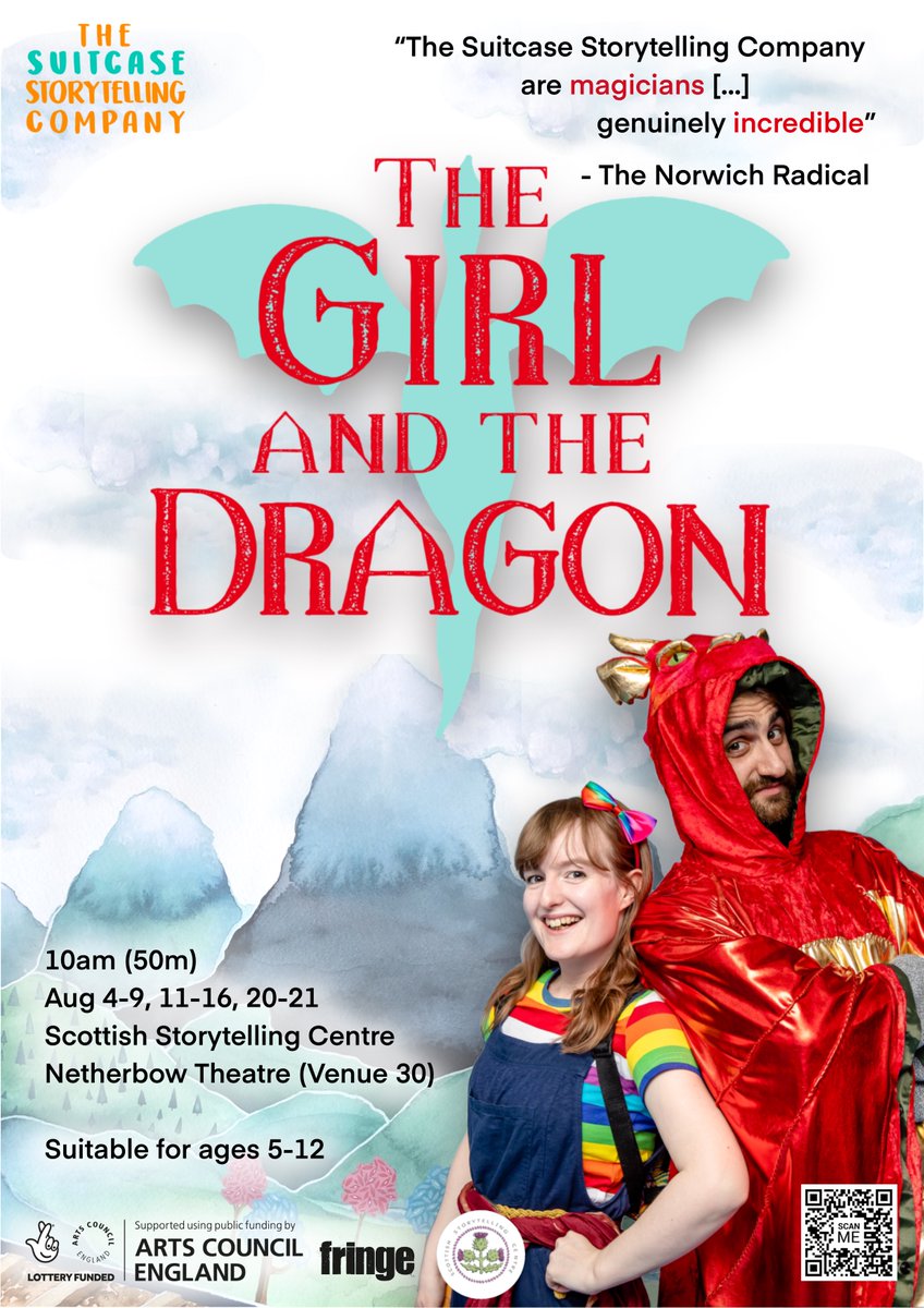 THE GIRL AND THE DRAGON is a fantastical and heartwarming adventure exploring themes of feminism, forced migration and belonging with sensitivity, joy and humour. This story proves heroes can come from anywhere and villains aren’t always what they seem.

#tweetthemedia #edfringe
