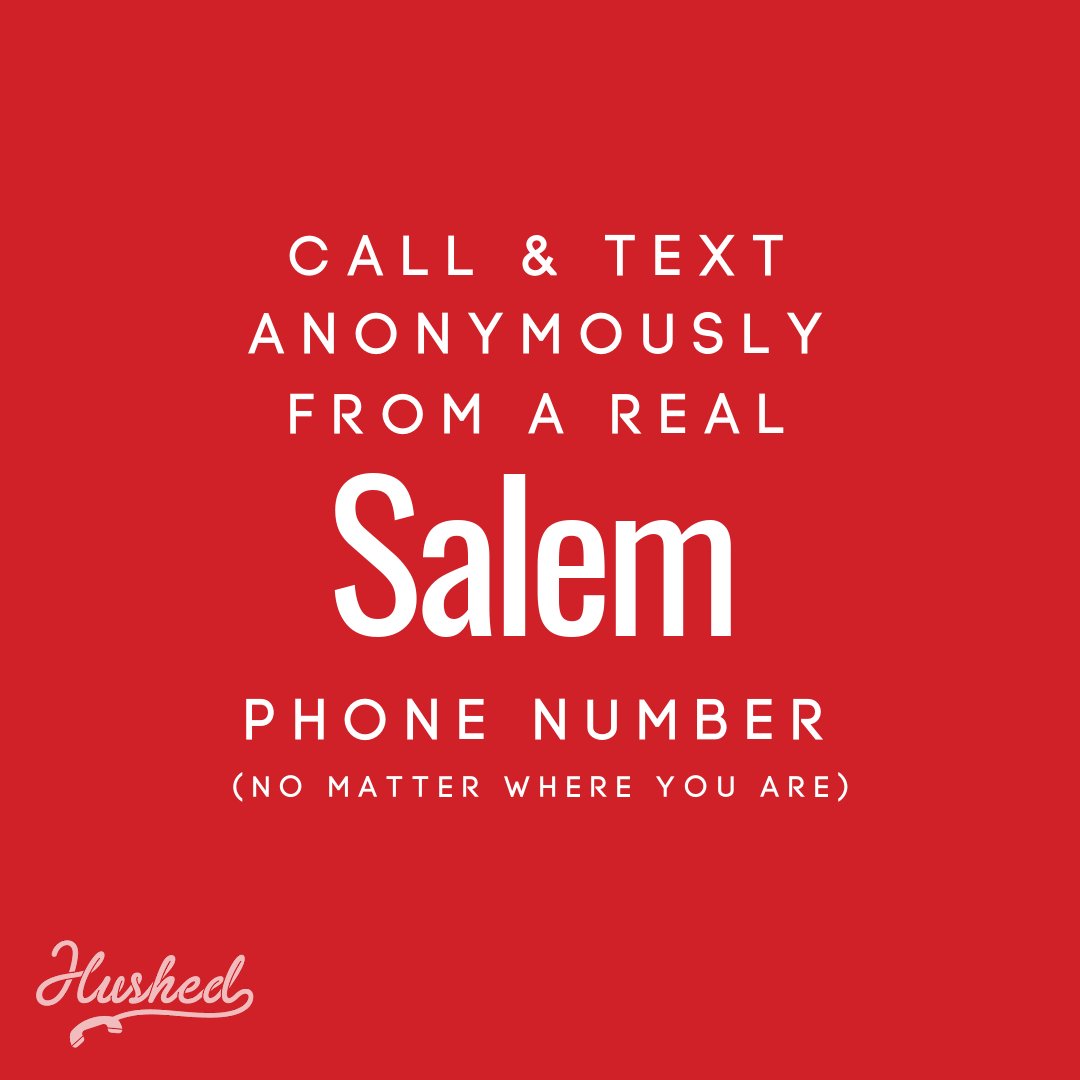 HushedApp's tweet photo. We have phone numbers in 300+ area codes, so pick a city and get started!
ᒪEᗩᖇᑎ ᗰOᖇE: https://t.co/9cmaB71RRm
#Hushed #Salem #Newark #TemporaryPhoneNumber #SecondPhoneNumber #PhoneHack #ProtectYourPrivacy ☎️ https://t.co/sv8t0ZnIqP