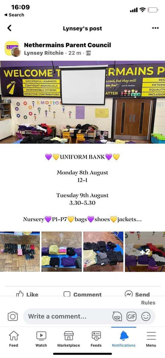 AnneC4's tweet photo. ❌❌❌NETHERMAINS PARENTS❌❌❌

We will be in the school at times stated below for anyone that would like to donate or have a look at what we have.

I am also available all weekend to pick anything up if anyone has or needs donations that they can’t get in at these times https://t.co/1ufH2rERNM