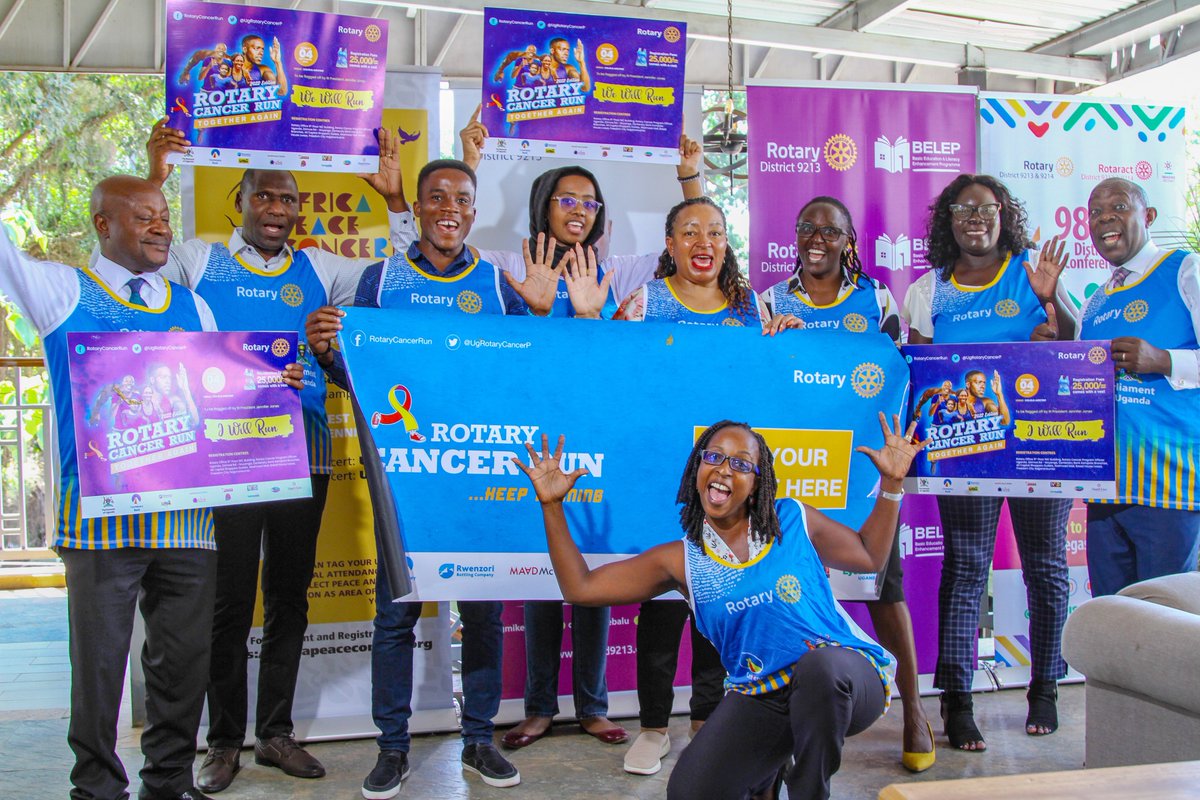 UgRotaryCancerP's tweet photo. Everyone has been touched by cancer in one way or the other. We all know someone who has battled and won, someone who didn't make it, and someone who's recovering.
This year, we return to run for the cause. Will you be joining the #RotaryCancerRun22? #TogetherAgain https://t.co/cMc2wKS0kj