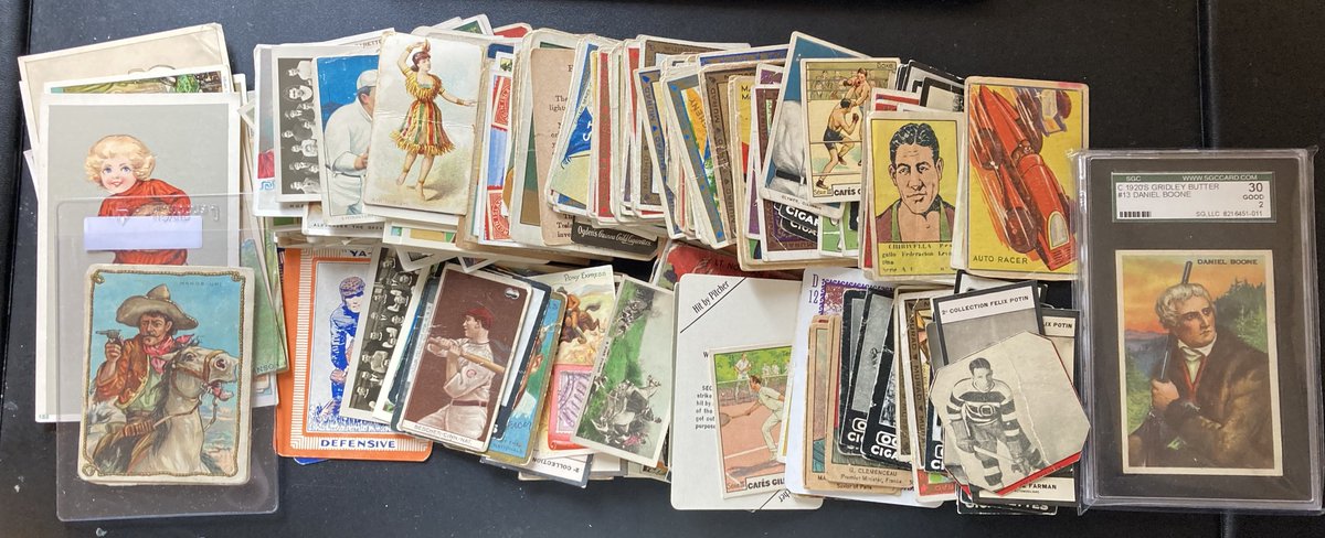 prewarcards's tweet image. Pre-War Cards sales are back this week on Sat/Sun night 8 pm EST. Spread the word by entering a giveaway of a vintage Kensitas package filled with cigarette cards (2nd picture with the box is the giveaway). Simply RT this for a chance to win the Kensitas box. Winner drawn on 8/6.