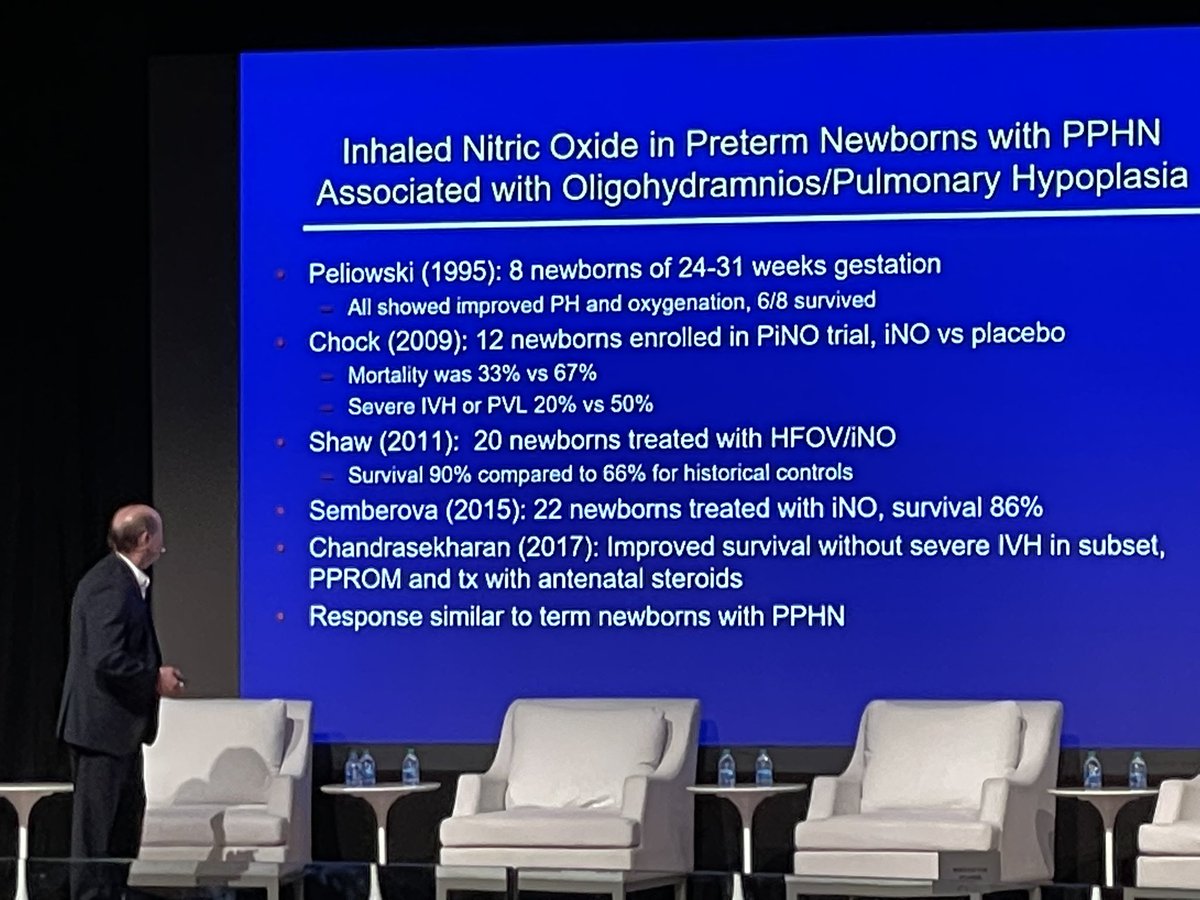 songMD's tweet photo. Dr. John Kinsella: more than 5000 preterm babies in iNO RCTs- benefit when #PHTN #PPHN physiology present #NeoHeart2022 https://t.co/tN7tNCWaaE