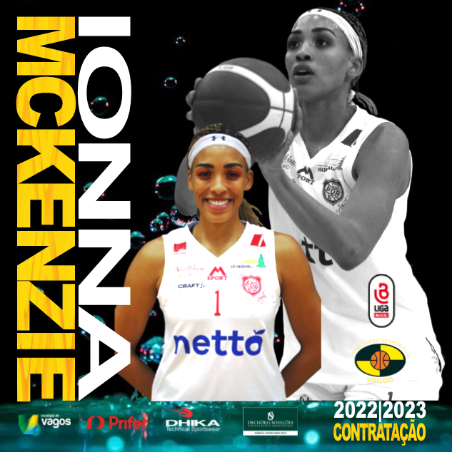 🏀IONNA MCKENZIE NA AD VAGOS🏀

Ionna é uma jogadora que atua nas posições interiores natural de Cleveland no Ohio formou-se em Comunicação na Universidade de Texas Tech, nos Estados Unidos, terminando em 2018

BEMVINDA à nossa equipa.
🖤WELCOME TO AD VAGOS 💛