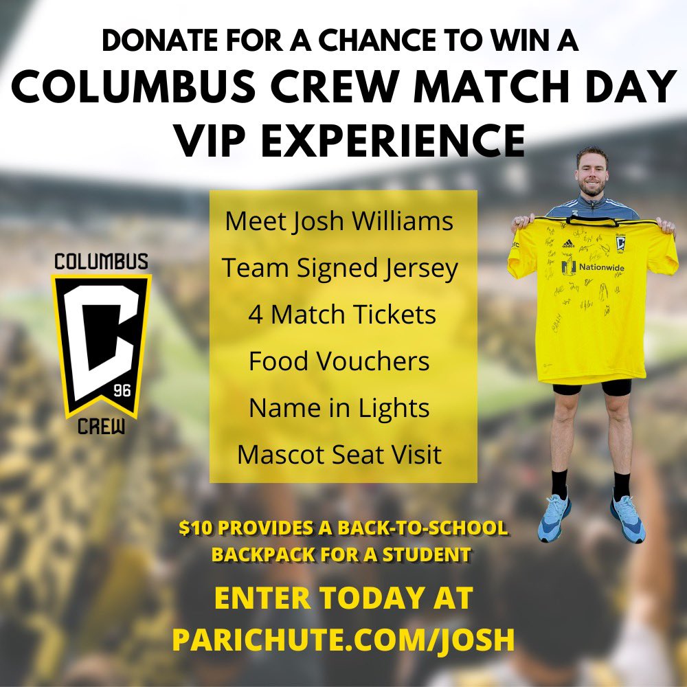 josh3williams's tweet photo. “Thank you Columbus for your support of @UWCO’s #StuffTheBackpack campaign! I’ve been blown away by the response so far and I wanted to show my appreciation with another, bigger giveaway–so let’s run it back! Donate to enter here: https://t.co/Xv5YoB51HC” https://t.co/aVsK66P7l0