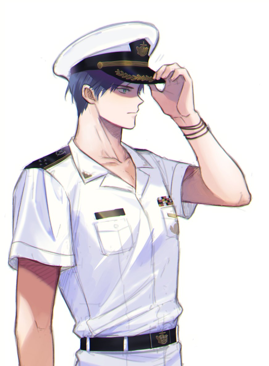 그리다 힘들어서 드랍한,,,해군복 크롬쿤.......