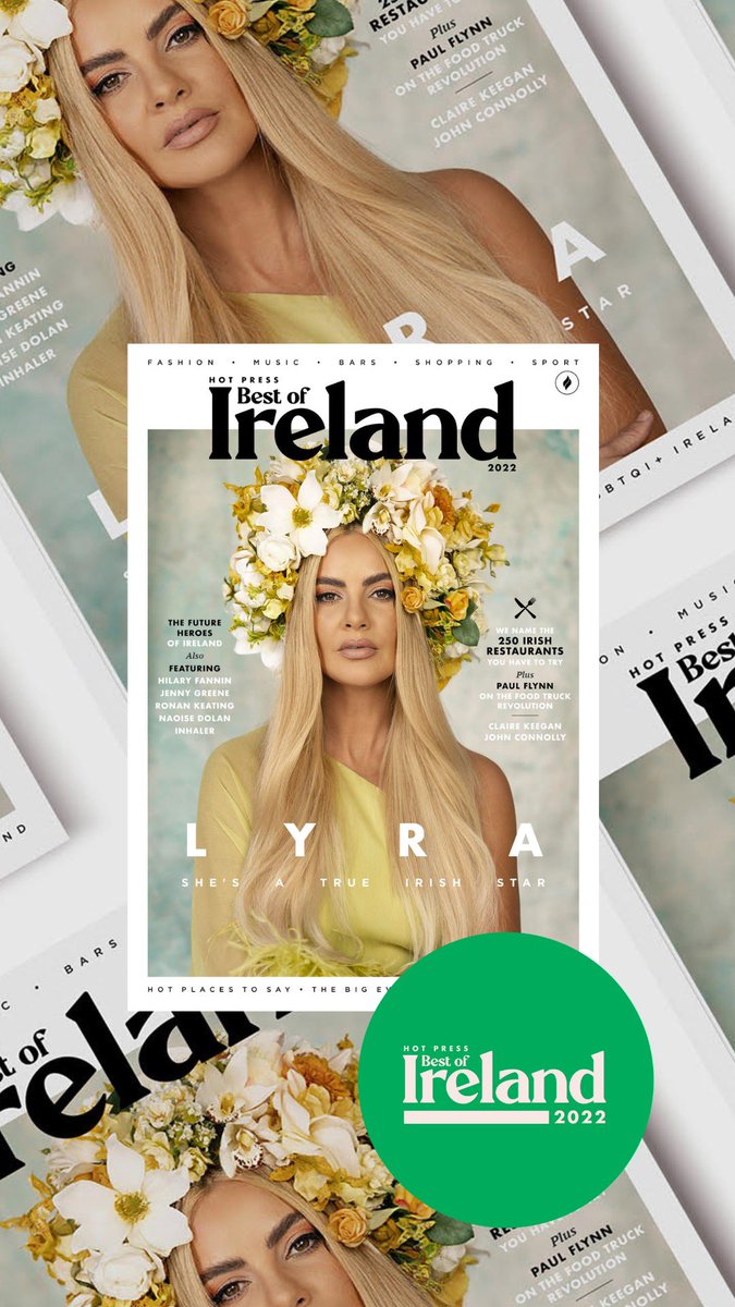 Great to be featured in #hotpress #BestofIreland2022  rock and roll baby