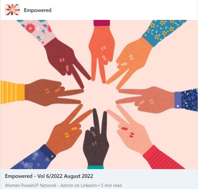 WomenPower_Up's tweet photo. Our August newsletter is here.
This month we are discussing Stakeholder Management.
Read on to know more.
https://t.co/AXgkhbq9Nh
And yes do join our event tomorrow - Stakeholder Management-Please ALL you Please NONE
https://t.co/EznRhRPaap
#wepowerup
#beinggoodenoughisamazing https://t.co/p54gyI9hiz