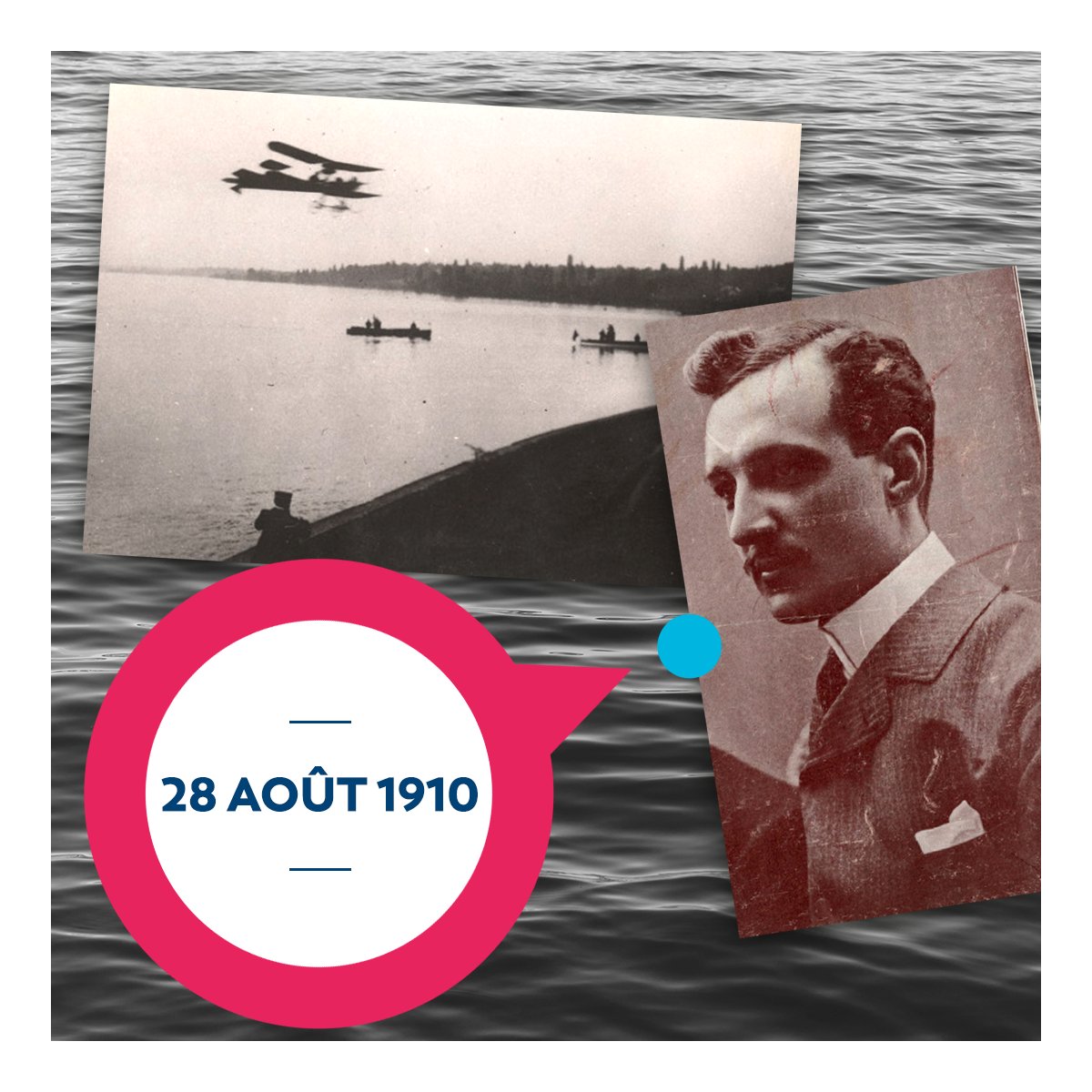 Il y a tout juste 112 ans, Armand Dufaux réussissait la traversée en avion du Lac Léman dans sa longueur, de Noville à Genève. 73 kilomètres, c’est le double de ce qu’avait parcouru Louis Blériot au-dessus de la Manche !

#histoireaviation #avgeek #lacléman #recordaviation