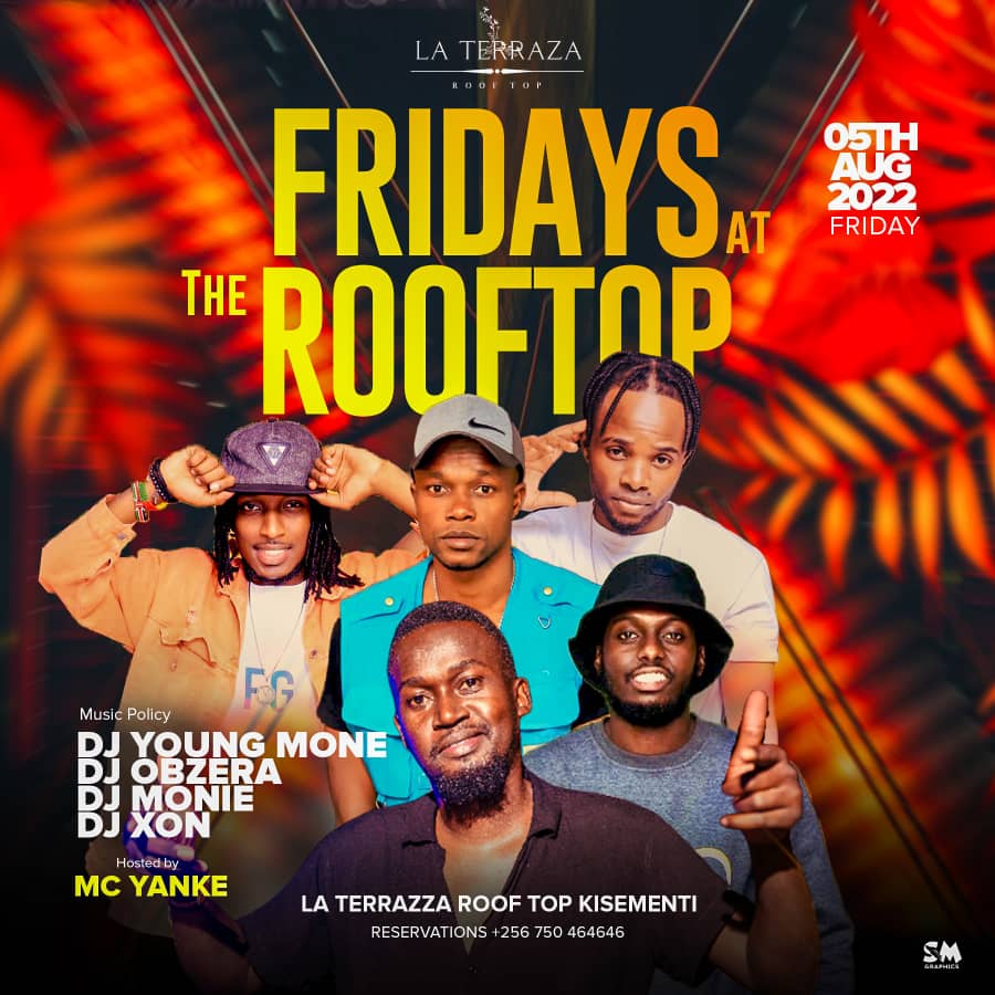 djmonie3's tweet photo. #Fridaysattherooftop @laterraza_ug #fridayArmy #rooftopvybz #moniegang https://t.co/yw81l9tEVV
