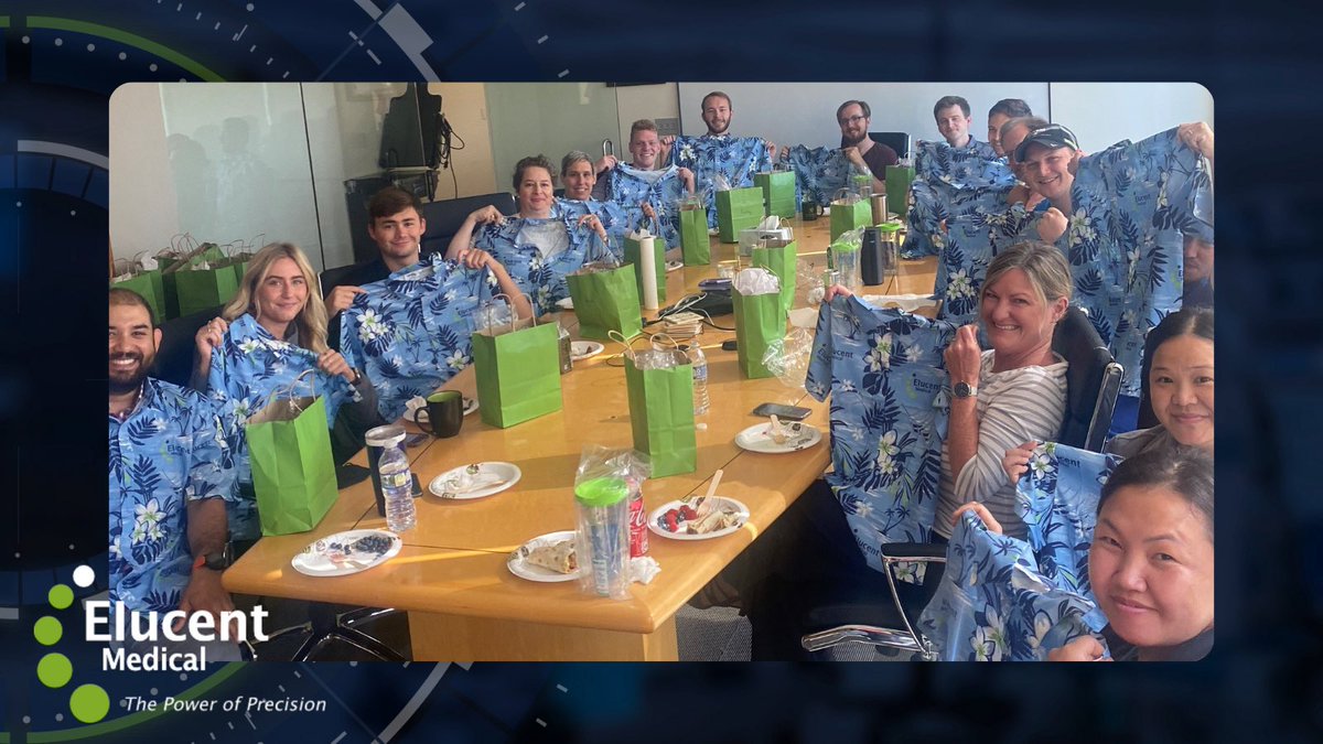 Elucent takes Hawaiian shirt Fridays VERY seriously 😎 #CasualFridays #OfficeCulture