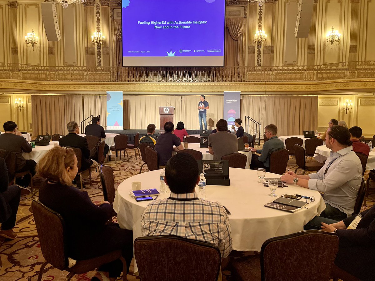 Firruze's tweet photo. What a week! @explorance #BluenotesGLOBAL2022 was a delight! ☺️ Always a pleasure to see so many community members come together #highered #studentengagement #edtech #community https://t.co/wO9LQ5RFNe