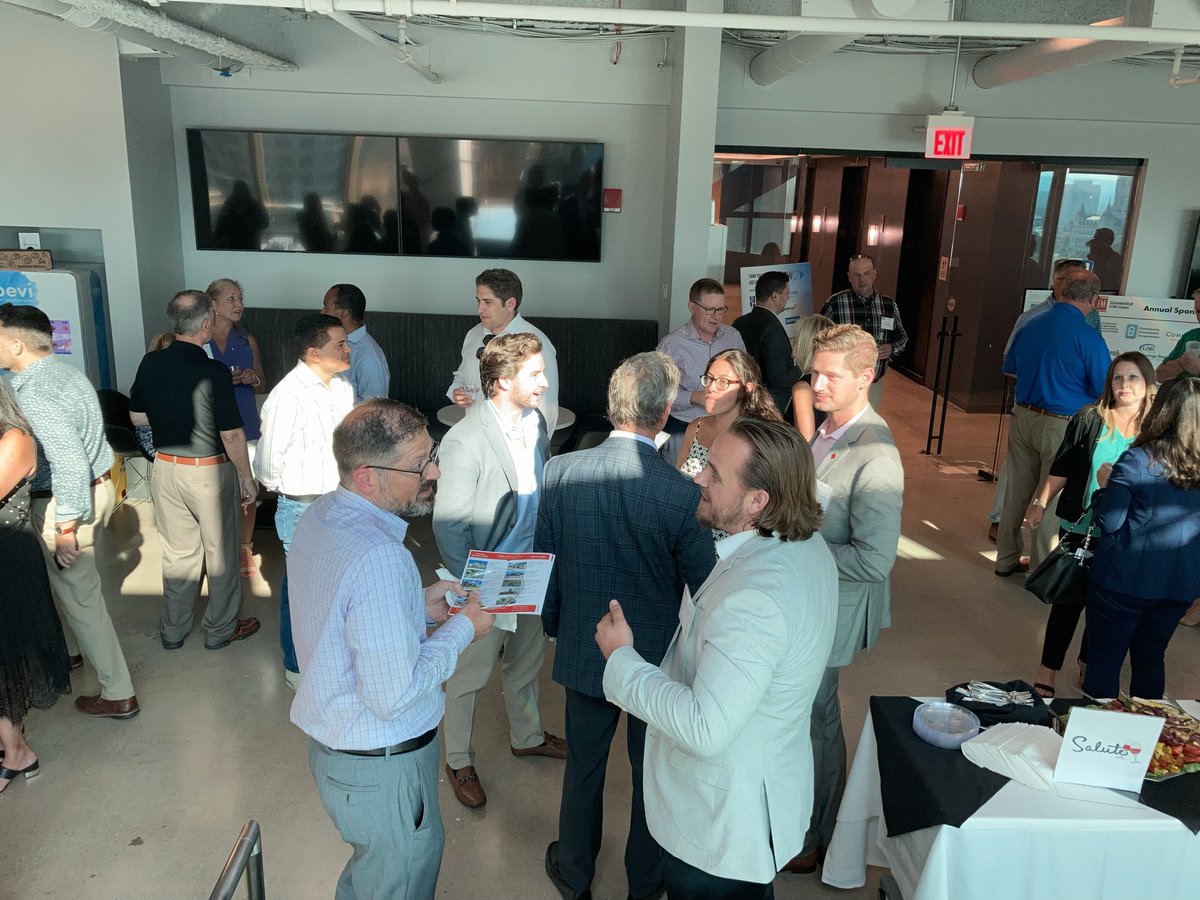 CT_CCIM's tweet photo. Great event &amp; networking at the CT Chapter CCIM Inc. and CREW CT CRE Mixer at The LAZ Gold Building. Thanks to our event sponsors Tecton Architects and Interscape Commercial Environments, and to LAZ for the tour of your awesome office space! https://t.co/lzM5rjlydl