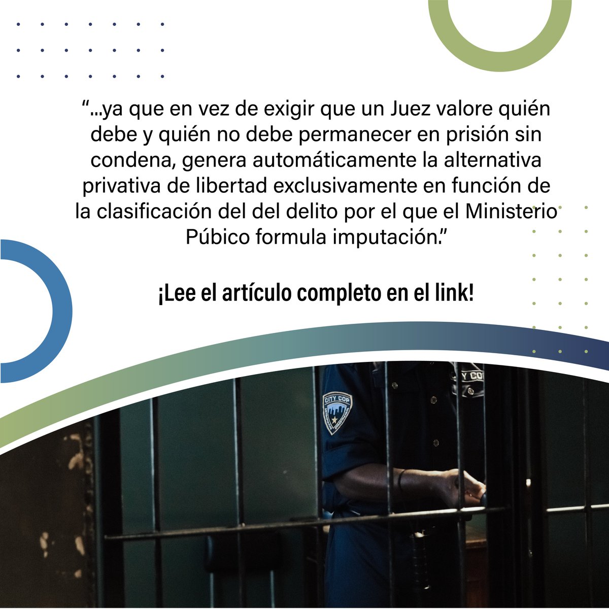redimpulsando's tweet photo. Hoy en nuestro #BlogDeExpertos
el Abogado Pablo Héctor González Villalobos nos
platicará acerca de la injusticia que representa la
prisión preventiva oficiosa.

Lee el artículo completo en:
https://t.co/vn1svdFpyy
a-de-la-prision-preventiva-oficiosa/ https://t.co/ob6M7VoSpA
