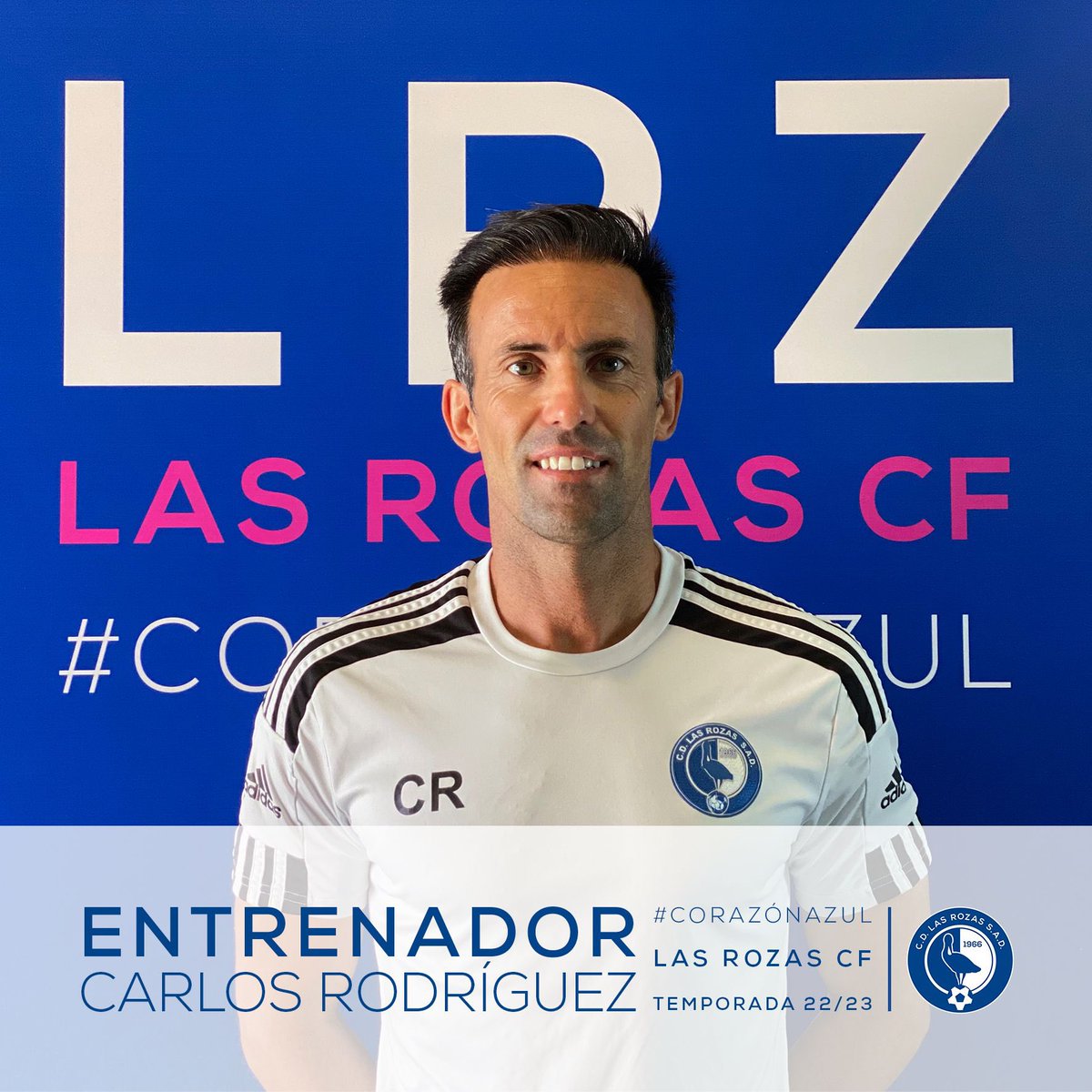 CarlosRdiguez17's tweet photo. Nuevo grupo, mismas aspiraciones, más exigencia y responsabilidad.
Gracias de nuevo a @LasRozas_CF por la confianza y continuidad en el proyecto.
#CorazonAzul | 💙 https://t.co/9GdSuO3ubp