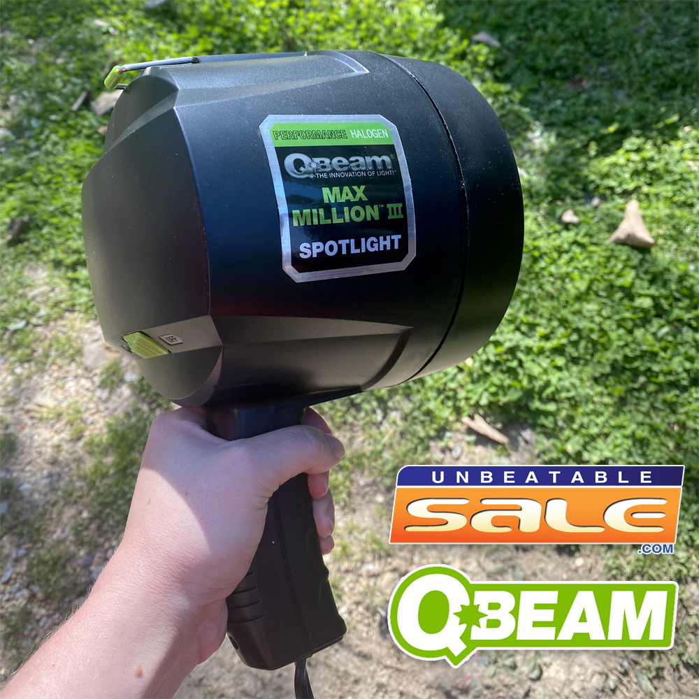 Our friends over at Unbeatable Sale.com are featuring the Max Million Spotlight, a powerful, high-performance spotlight. The spotlight provides portability and long runtime use with the 12-volt DC power cord. Check it out at unbeatablesale.com/vitk1067.html #unbeatablesale