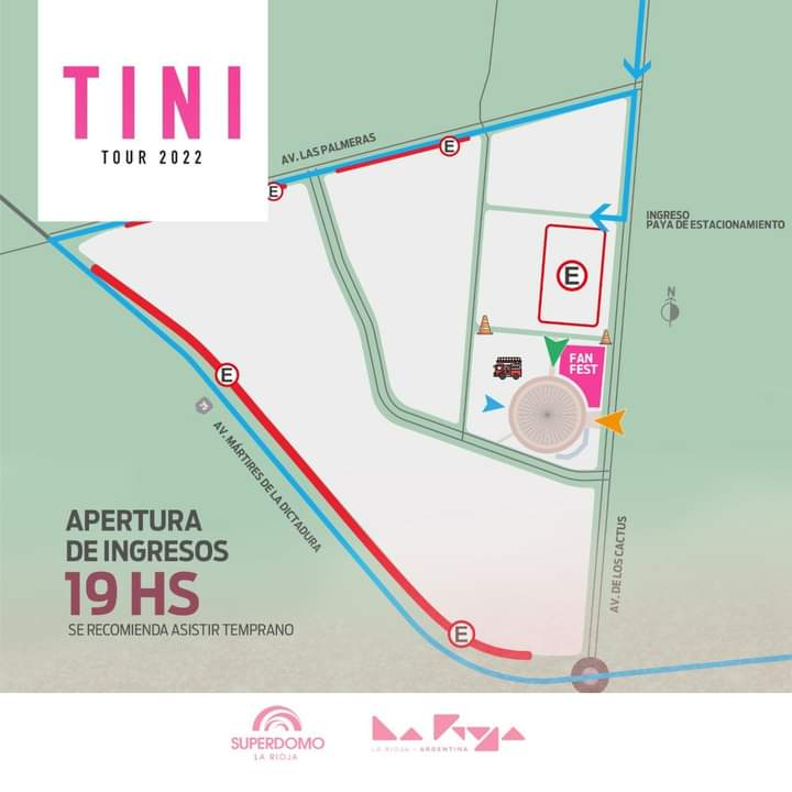 chequeadaslr's tweet photo. 💖🎤 Hoy se llevará a cabo el primer show de @TiniStoessel en el Superdomo.
✅ Desde la @AgenciaEPyE que conduce @turquitomenem recomendaron asistir temprano.
Desde las 15 se vivirá la previa con la #TiniFanFest y a partir de las 19 se habilitaran los ingresos al Superdomo. https://t.co/ORRaDT36Z5