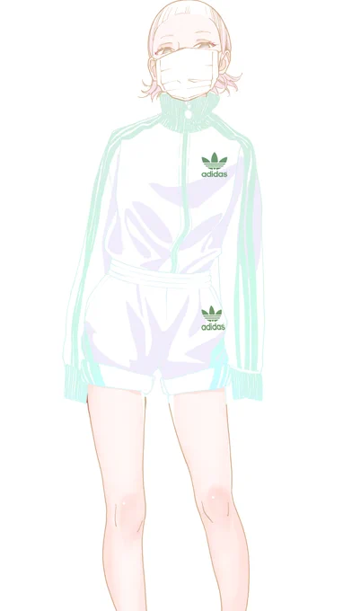 朱鷺野真宵 vs ADIDAS 