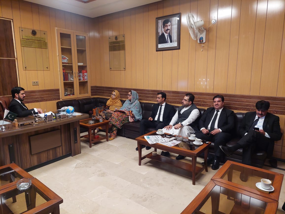 AdvQasimkhan's tweet photo. Fruitful meeting with UNWomen about gender equality and discussed the issues faced by female litigants in court premises https://t.co/kfnPr10Lfx
