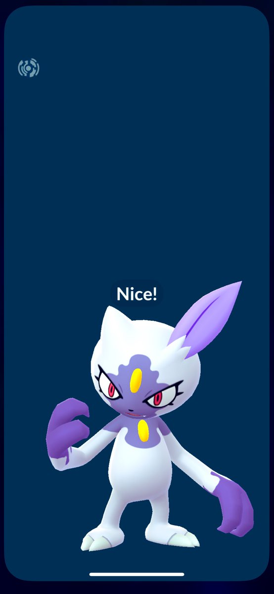 Maxx_Colour's tweet photo. Thoughtful Sneasel is the new best #Sneasel. I like this #PokemonGoApp #glitch. #onefang #Hisui #ThoughtfulSneaselClub? https://t.co/pykR6rQtPi