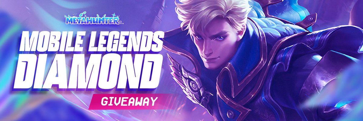 metahunterworld's tweet photo. 5 lucky winners will each win 223 diamonds
Mechanics:
1. Follow Metahunter twitter
2. Retweet this post with hashtags #metahunter #mlbb 
3. Tag 5 friends
4. Comment your favorite hero, discord ID and ML ID
Ends after 48hrs.
Prizes will be sent out after the championship on Aug.14 https://t.co/eRdqy8dvbk