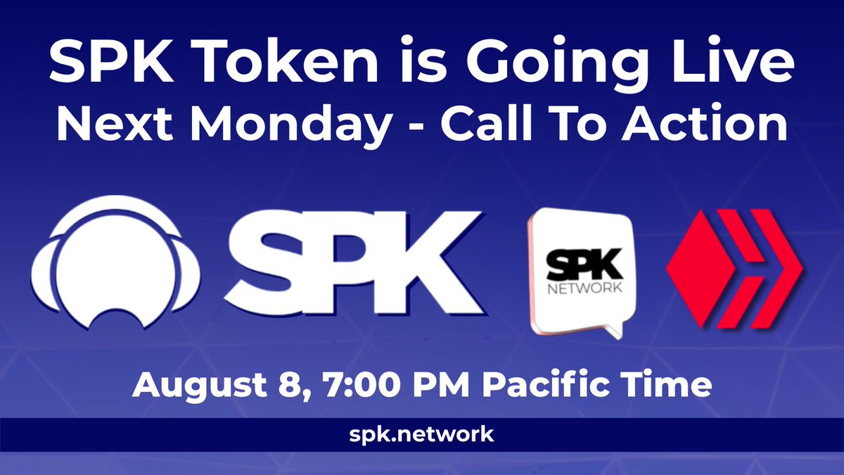 Next Monday the SpkNetwork (<a href="/SPKweb3/">SPK Network</a>) launches its next big network upgrade. In the post linked below, learn more about the changes and why you should consider delegating to Hive Pizza's node.

♦️peakd.com/hive-167922/@h…

#Hive