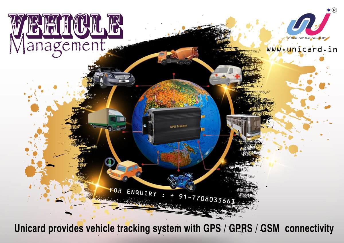 VEHICLE MANAGEMENT

Unicard provides vehicle tracking system with GPS / GPRS / GSM connectivity

#vehicle #vehiclemanagement #unicard #vehiclemaintenance #vehiclemanagementysystem #gps #gpstracker #gpstrackers