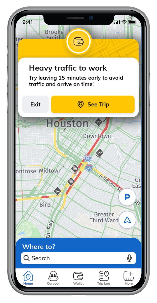 ConnectSmartTX's tweet photo. ConnectSmart: Making Houston More Connected and Less Congested

Introducing Houston's best navigation app to help you avoid congestion and improve safety: https://t.co/a2znuuyxD0  #connectsmart #txdot https://t.co/I6v7BbkxQJ