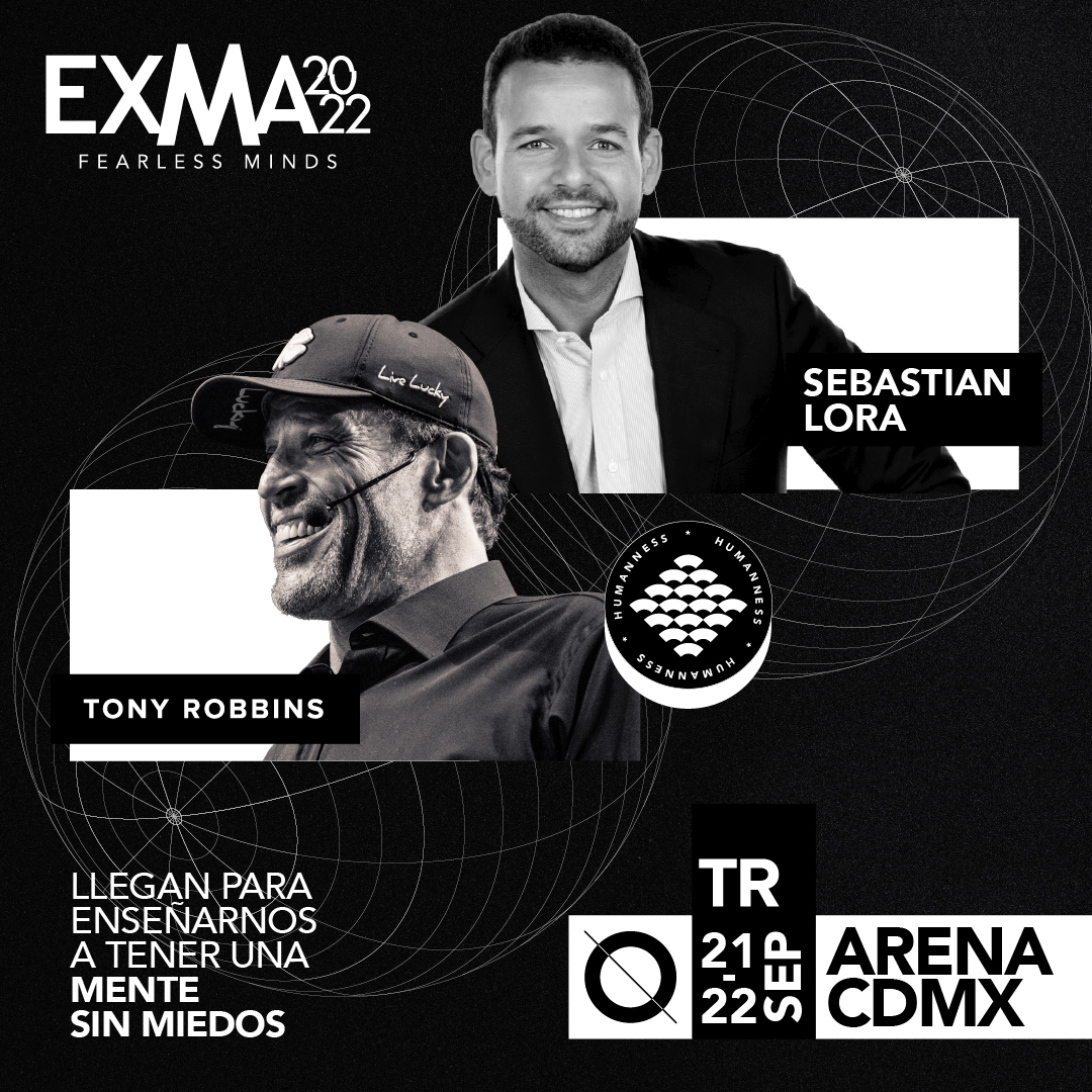 Speaker TEDx, colaborador en IESE business School, autor de los libros "Imparable" y "Haz que te escuchen y triunfa con tus ideas", y el 21 y 22 de septiembre speaker en EXMA 2022 FEARLESS MINDS, estamos hablando de @seblora. 

Reserva tu membresía aquí: exma.com.mx