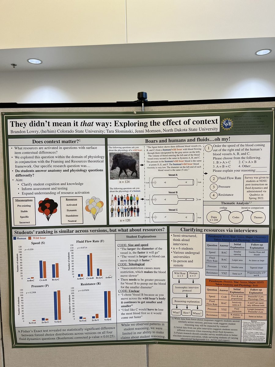 First poster presentation of my career in education research, and the butterflies and I are very excited to share. Let’s communicate some science!!!
