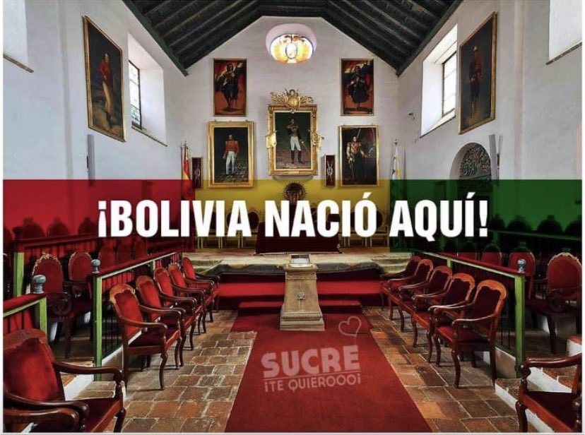 BoliviaUnidaInt's tweet photo. ...🇧🇴🇧🇴QUERIDA BOLIVIA...🇧🇴🇧🇴 aquí naciste un 6 de agosto de 1825 en SUCRE (CHUQUISACA)..te recordamos y festejaremos este grandioso día...porque NACIMOS LIBRES y queremos seguir siendo LIBRES...BOLIVIA LIBRE del socialismo...🇧🇴🇧🇴🇧🇴🇧🇴🇧🇴🇧🇴🇧🇴🇧🇴🇧🇴🇧🇴🇧🇴🇧🇴🇧🇴🇧🇴🇧🇴🇧🇴🇧🇴🇧🇴🇧🇴🇧🇴 https://t.co/c1BgteLg9A