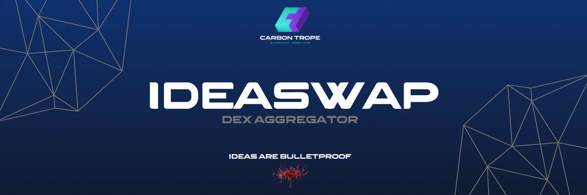 idea_swap's tweet image. #IDEASWAP is gaining more traction by the minute
Only 1.5 sec response time makes the #swap experience smooth and fast

Try now: 👉 ideaswap.xyz

#DeFi #DEX #aggregator @CarbonTrope @FinanceVendetta $CRBN $VEN